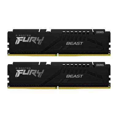 Memorie RAM Kingston FURY Beast 64GB DDR5 5600MHz CL40 Dual Channel Kit